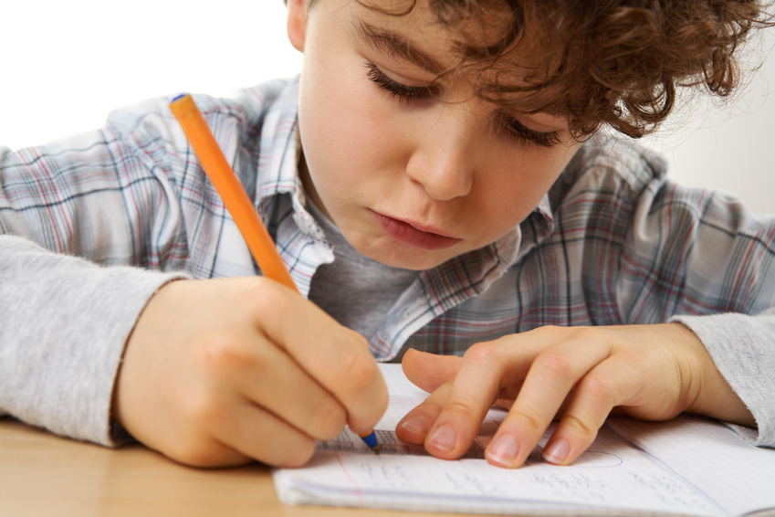 Children Doing Homework